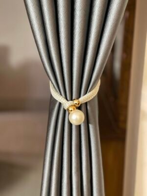 Luxury Pearl Type Curtain Buckle. (2ps Set)