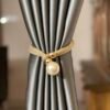 Luxury Pearl Type Curtain Buckle. (2ps Set)