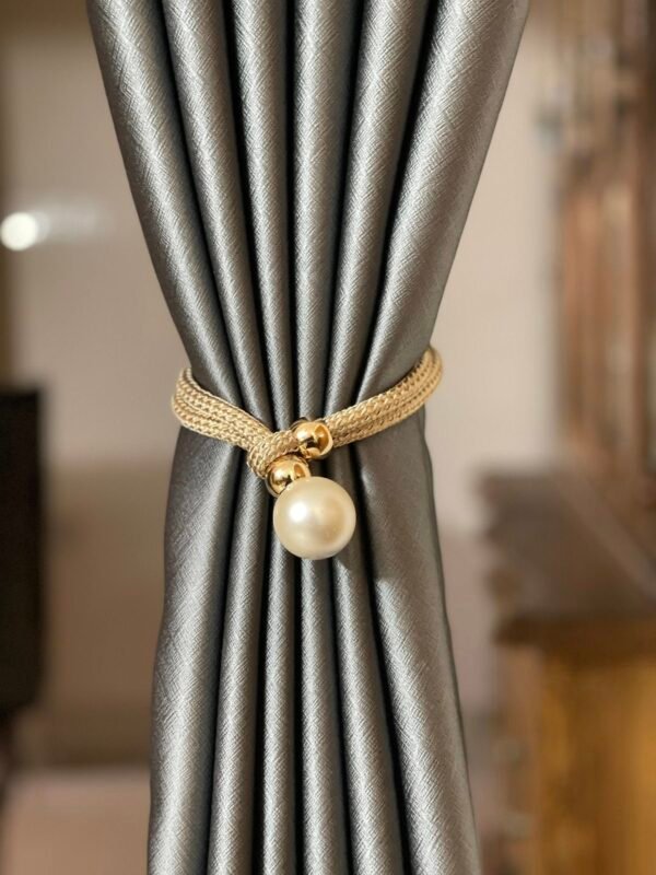 Luxury Pearl Type Curtain Buckle. (2ps Set)