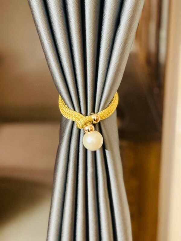 Luxury Pearl Type Curtain Buckle. (2ps Set)