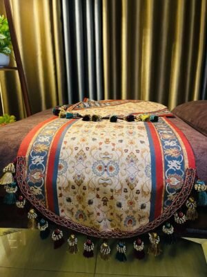 American Style Retro Jacquard Table runner Vintage Long Strip with Tassel. (Dining table Runner, TV Stand,Exquisite Tea Table Runner, Cabinet Runner)