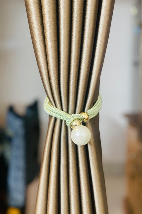 Luxury Pearl Type Curtain Buckle. (2ps Set)