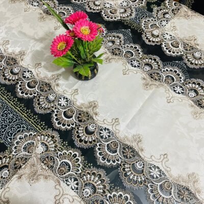 Oval Tablecloth DinningTable Runner embroidered Flag Europe TV Cabinet, Dinning Table Single Table Runner.