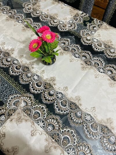 Oval Tablecloth DinningTable Runner embroidered Flag Europe TV Cabinet, Dinning Table Single Table Runner.