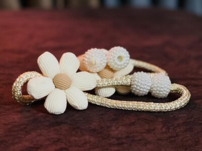 Luxary Flower Curtain Buckles Clips Cute Flower Ties Decorative Rope, (1 piece)
