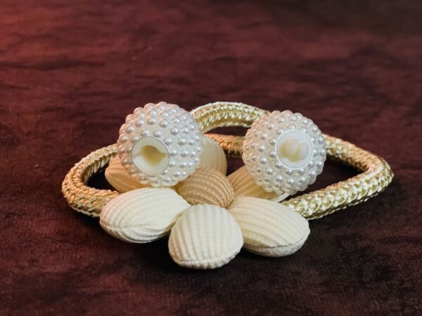 Luxary Flower Curtain Buckles Clips Cute Flower Ties Decorative Rope, (2ps set)