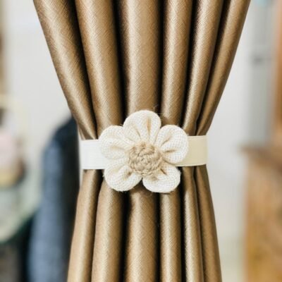 Flower Decoration Curtain Tie Adjustable Modern Simple Curtain Tie. (1 piece)