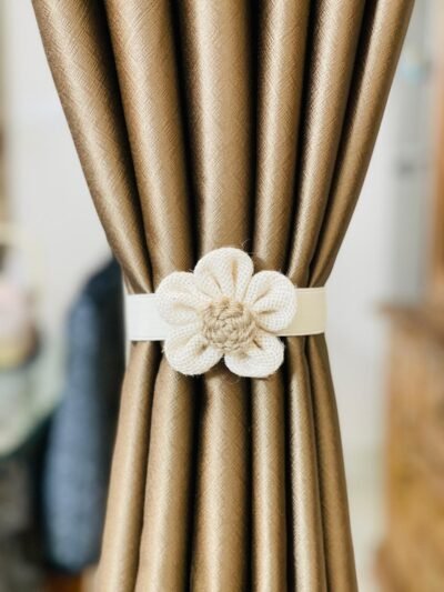 Flower Decoration Curtain Tie Adjustable Modern Simple Curtain Tie. (1 piece)