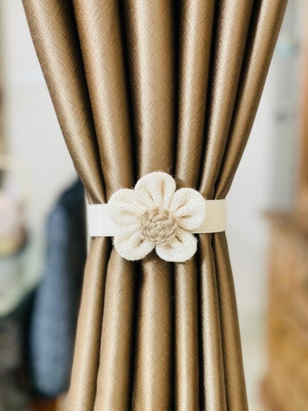 Flower Decoration Curtain Tie Adjustable Modern Simple Curtain Tie. (2ps set)