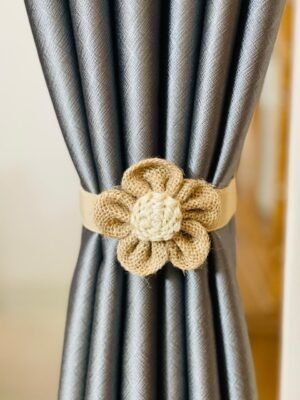 Flower Decoration Curtain Tie Adjustable Modern Simple Curtain Tie. (2ps set)