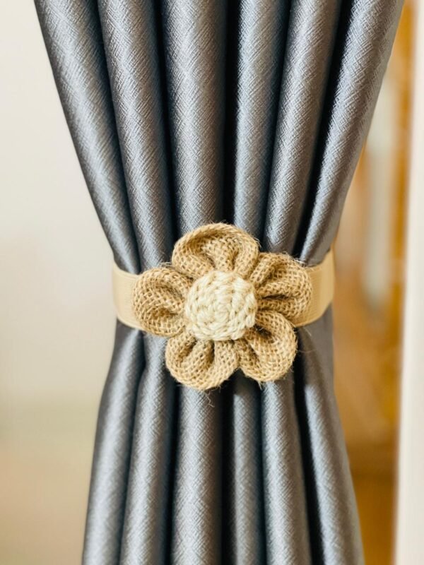 Flower Decoration Curtain Tie Adjustable Modern Simple Curtain Tie. (2ps set)