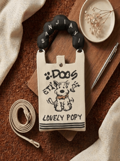 The Everyday Essential Knitted Pouch.