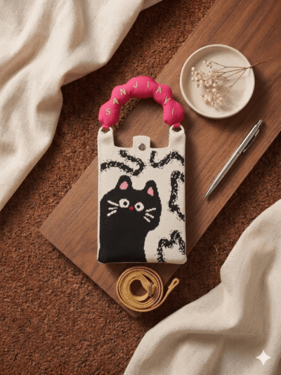 The Everyday Essential Knitted Pouch.