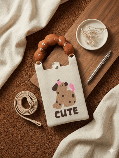 The Everyday Essential Knitted Pouch.